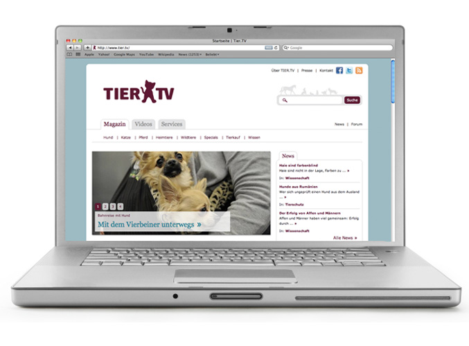 Relaunch www.tier.tv